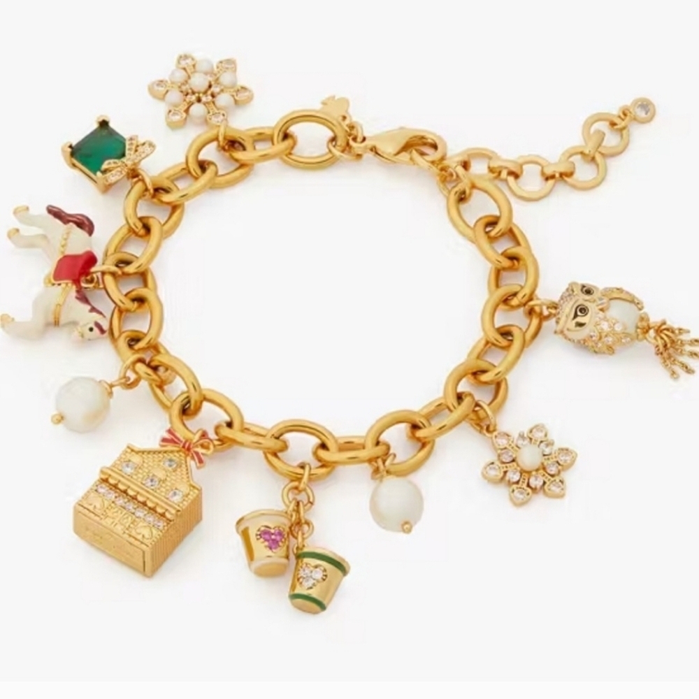Kate Spade Winter Wonderland Charm Bracelet